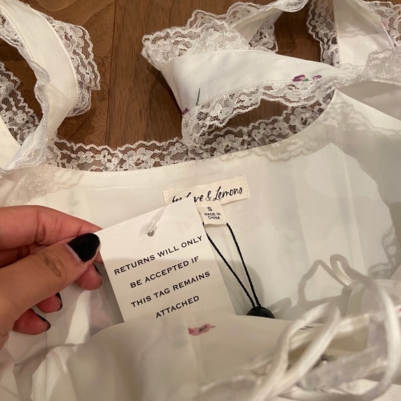 For Love & Lemons Violet Crop Top - Picture 5 of 6